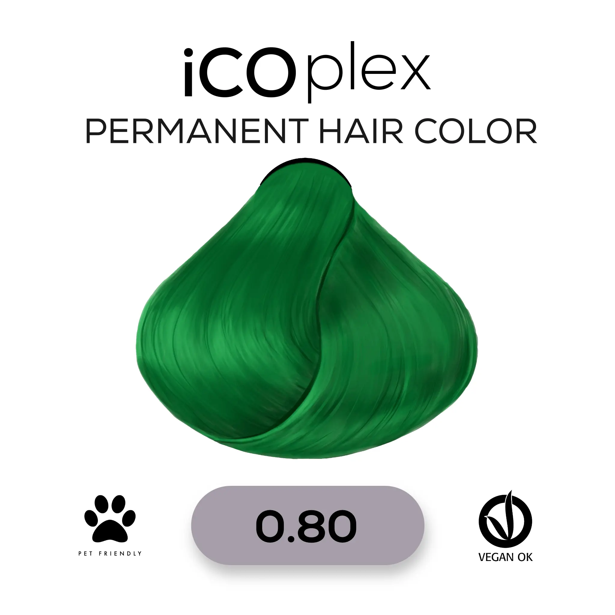 iCOplex Haircolor 0.80 - 100ml Corrector Green