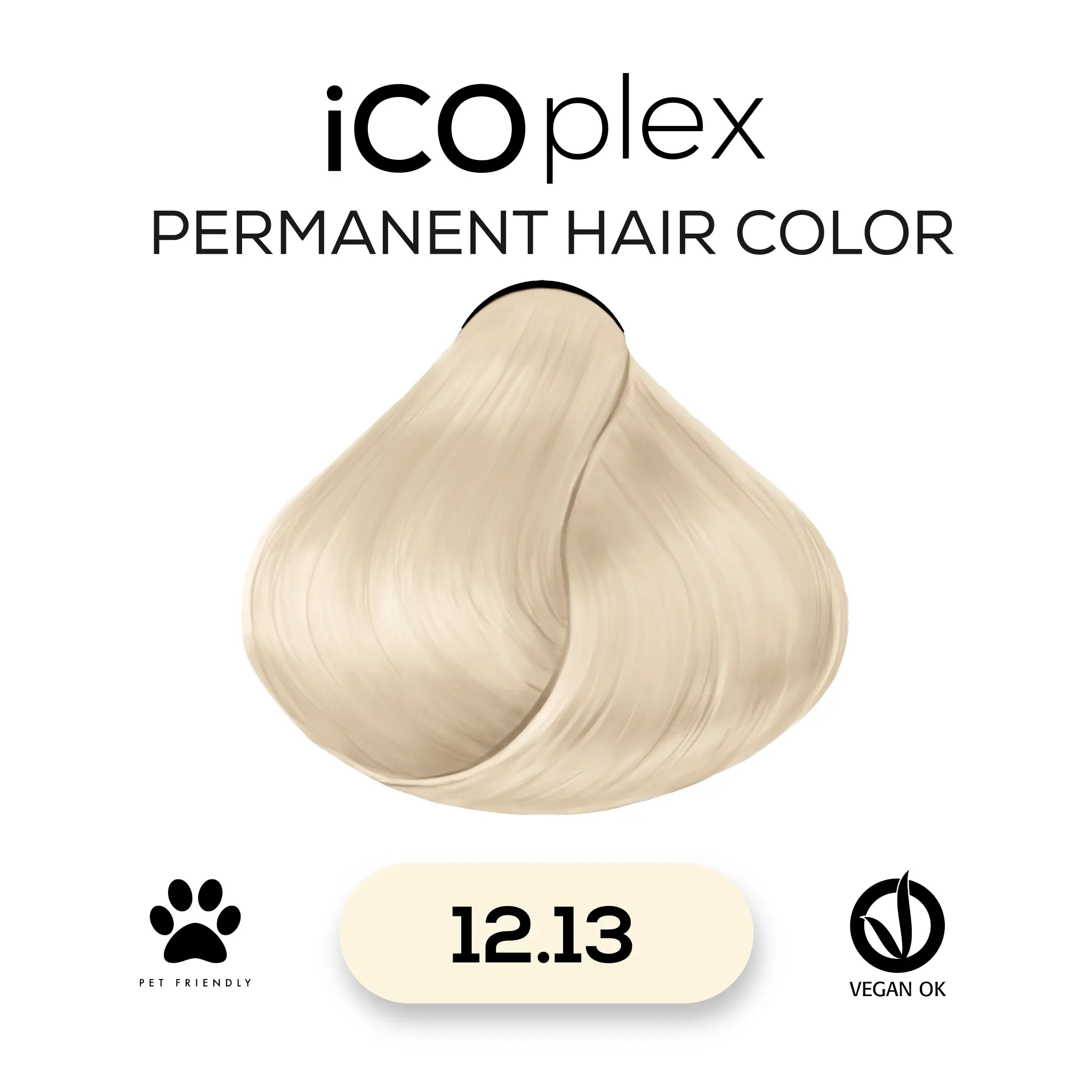 iCOplex Haircolor 12.13 - 100ml Extreme Blond Beige