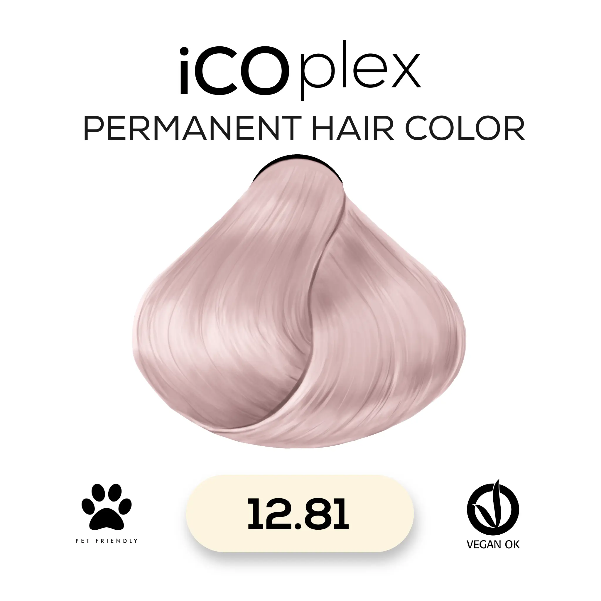 iCOplex Haircolor 12.81 - 100ml Extreme Blond Violet Asch