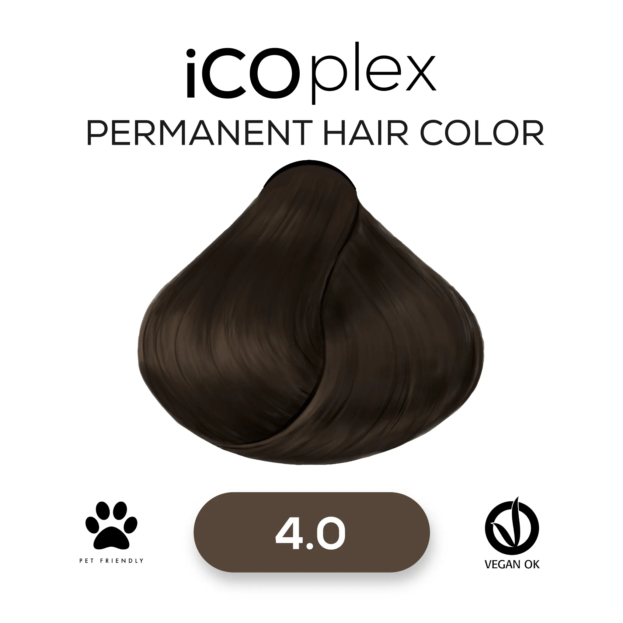 iCOplex Haircolor 4.0 - 100ml Braun