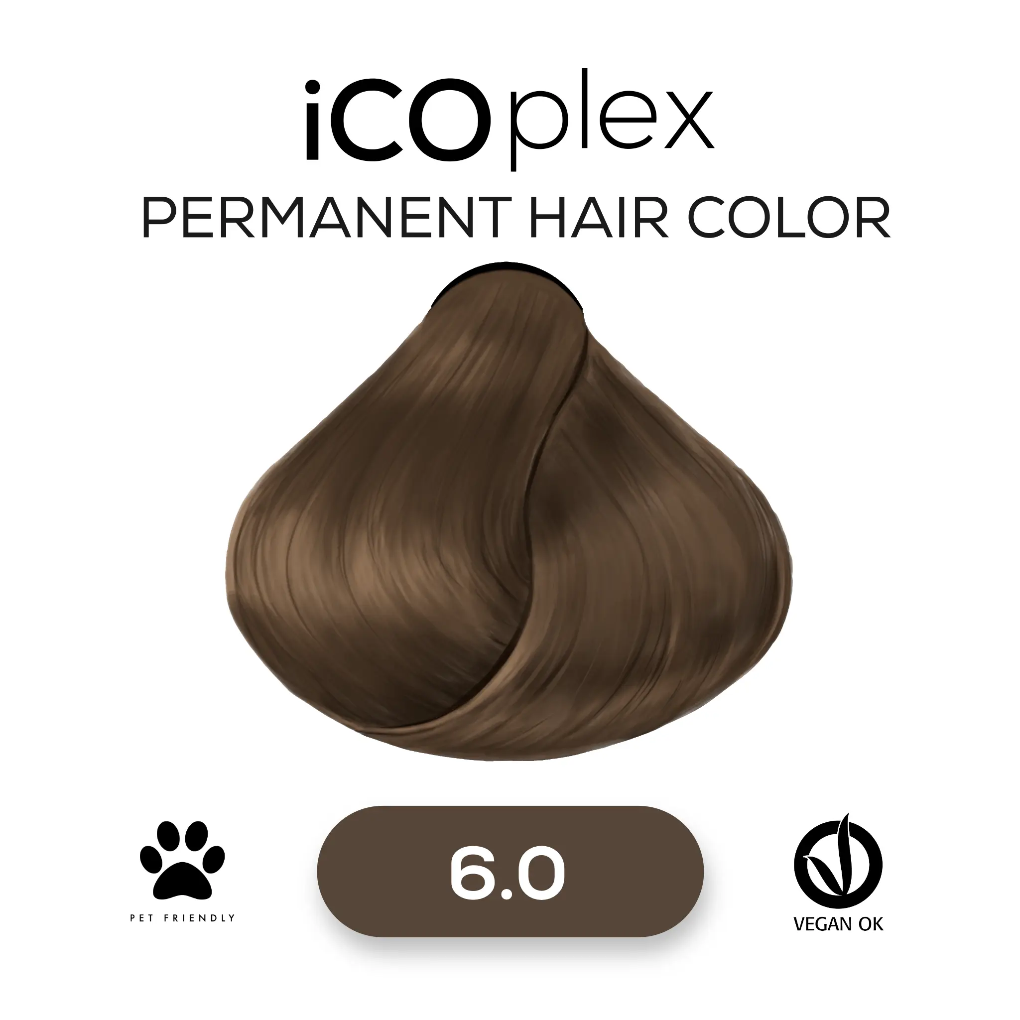 iCOplex Haircolor 6.0 - 100ml Dunkelblond