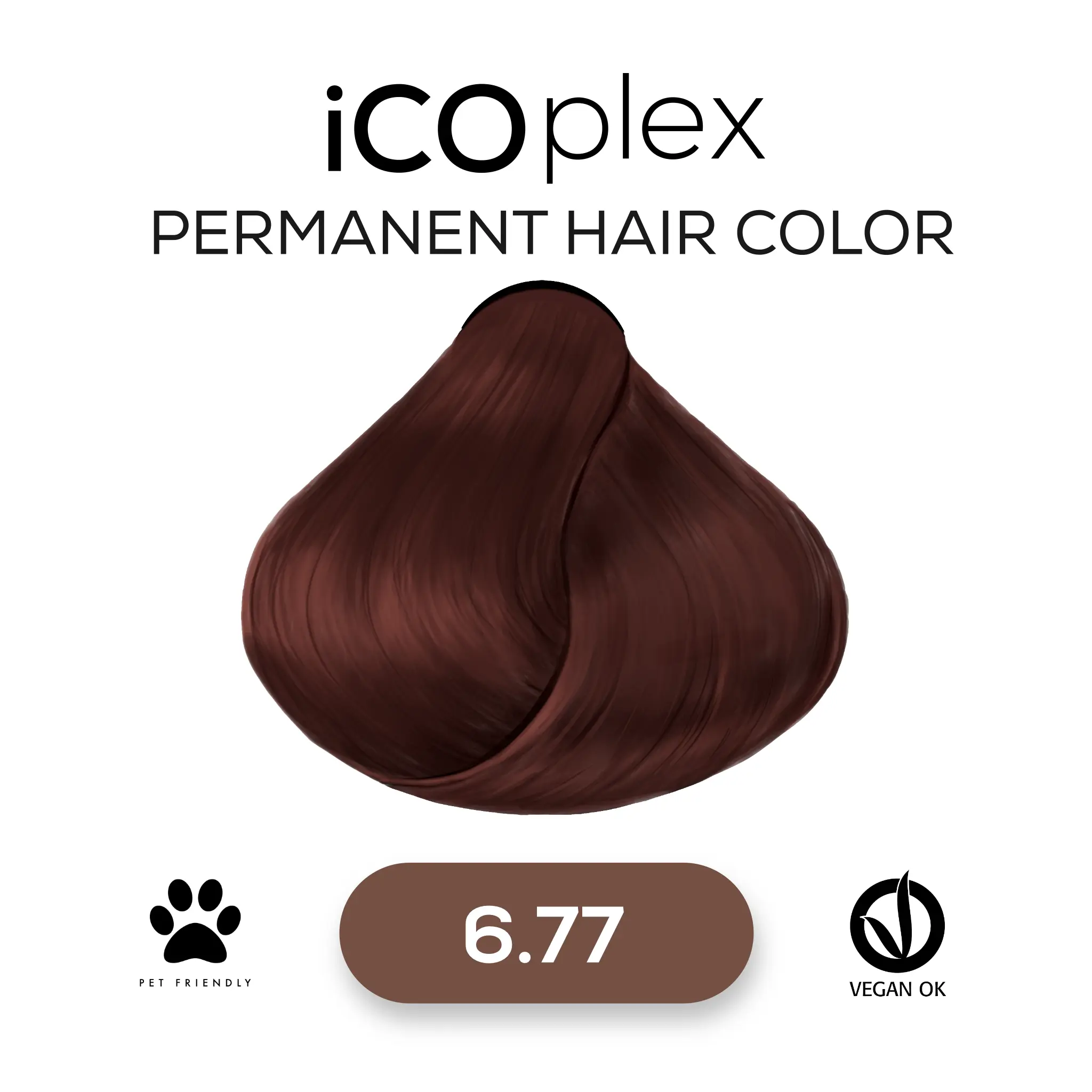 iCOplex Haircolor 6.77 - 100ml Dunkelblondbraun