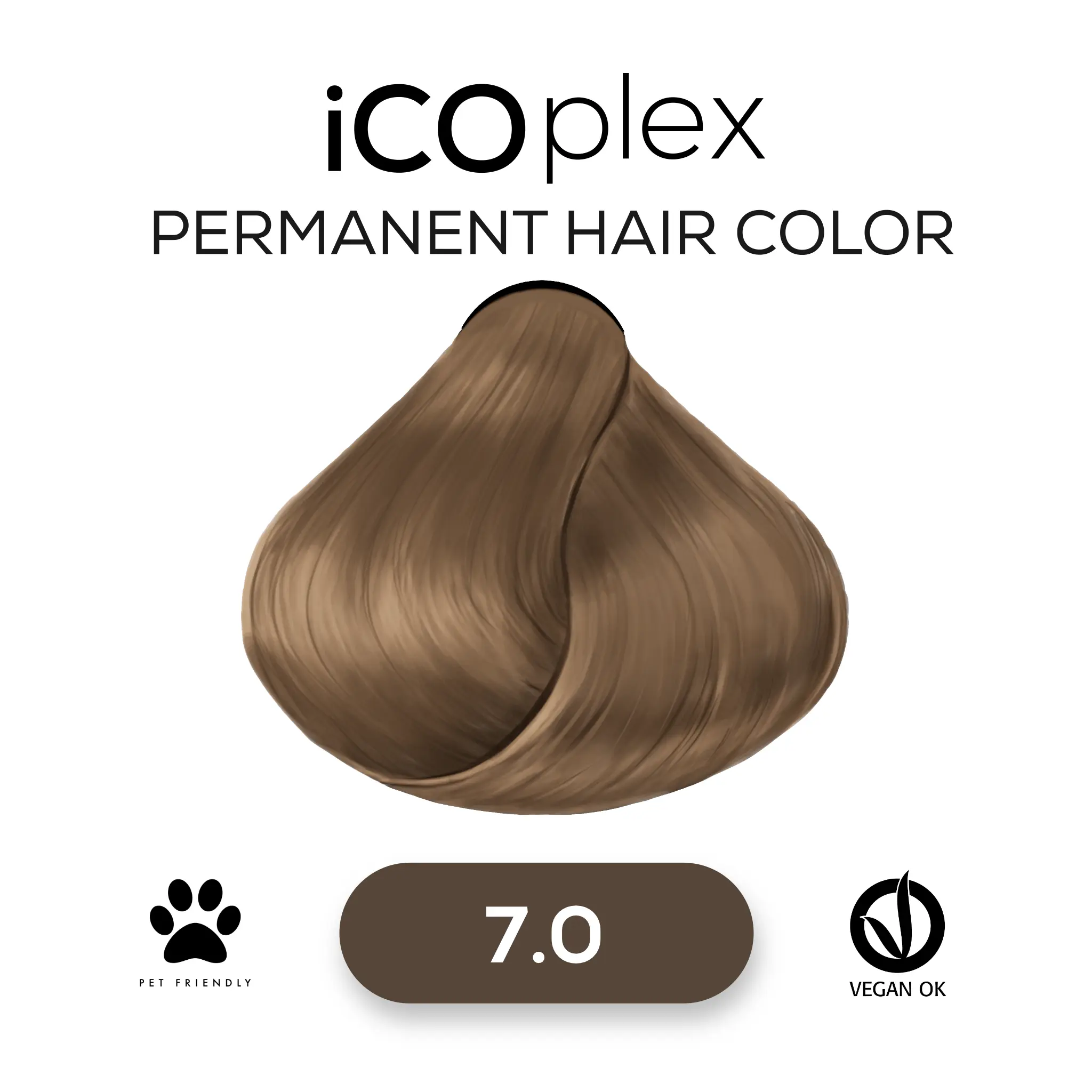 iCOplex Haircolor 7.0 - 100ml Blond