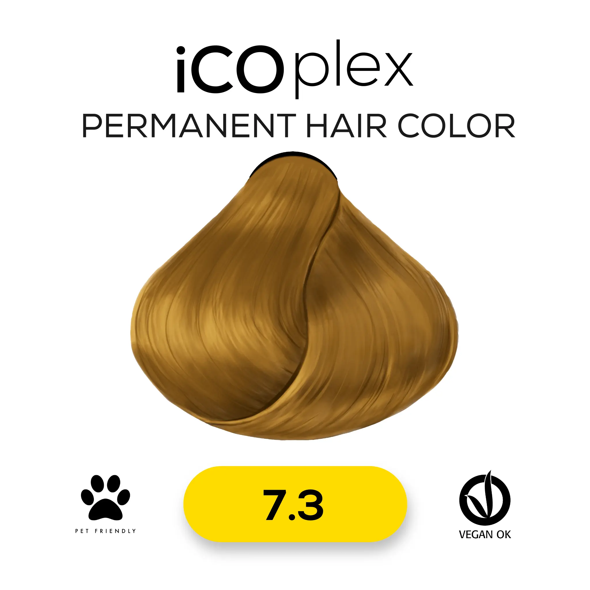 iCOplex Haircolor 7.3 - 100ml Gold Blond