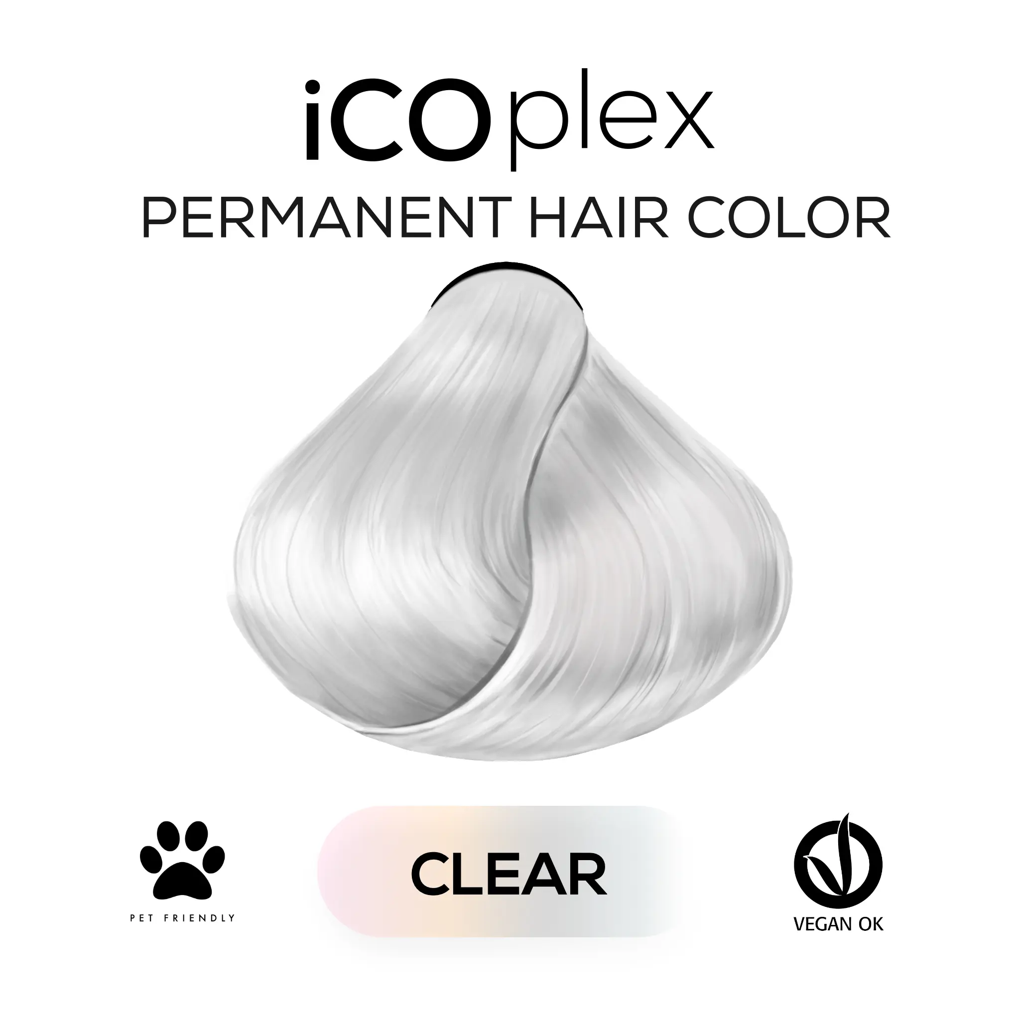 iCOplex Haircolor CLEAR - 100ml Clear