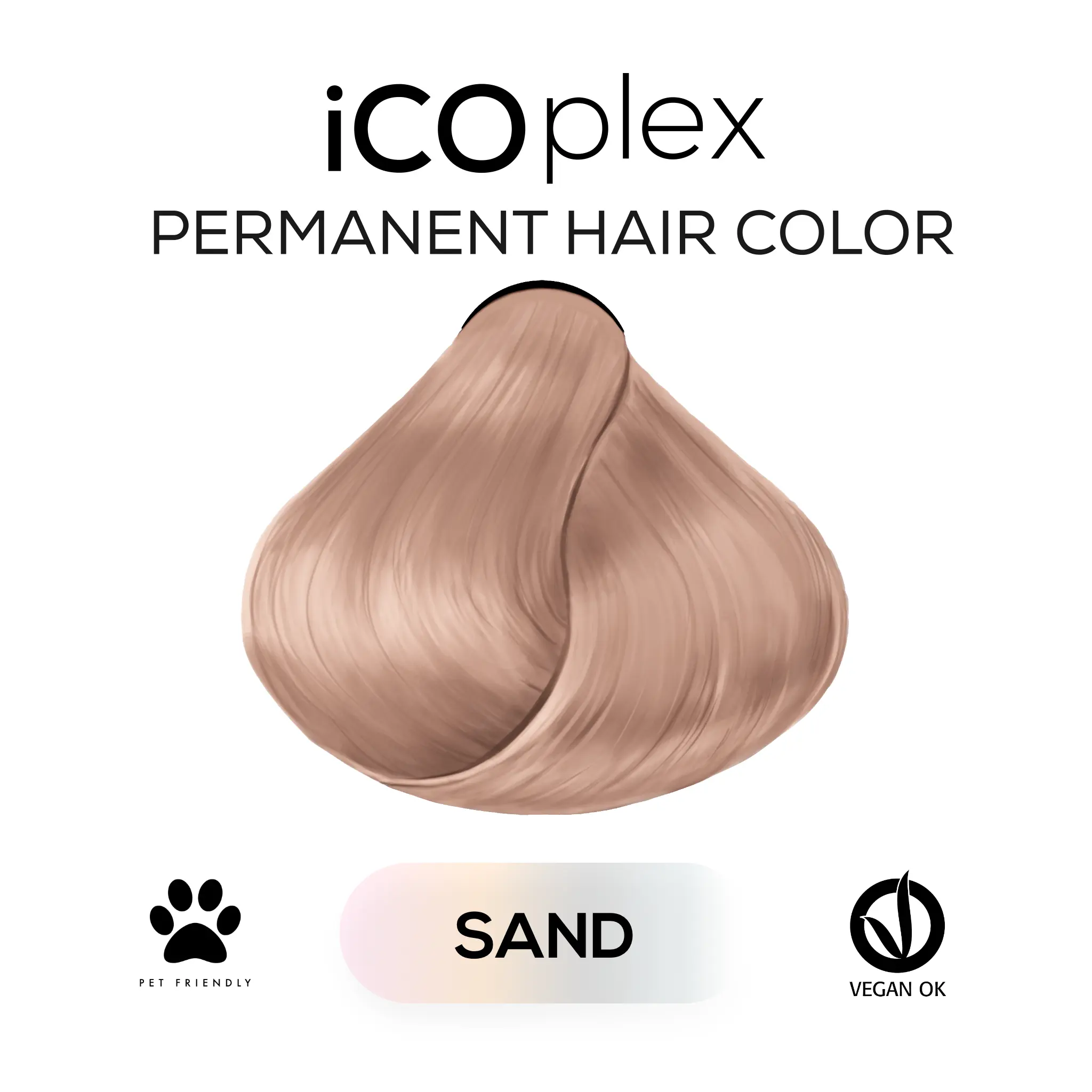 iCOplex Haircolor SAND - 100ml Toner Sand