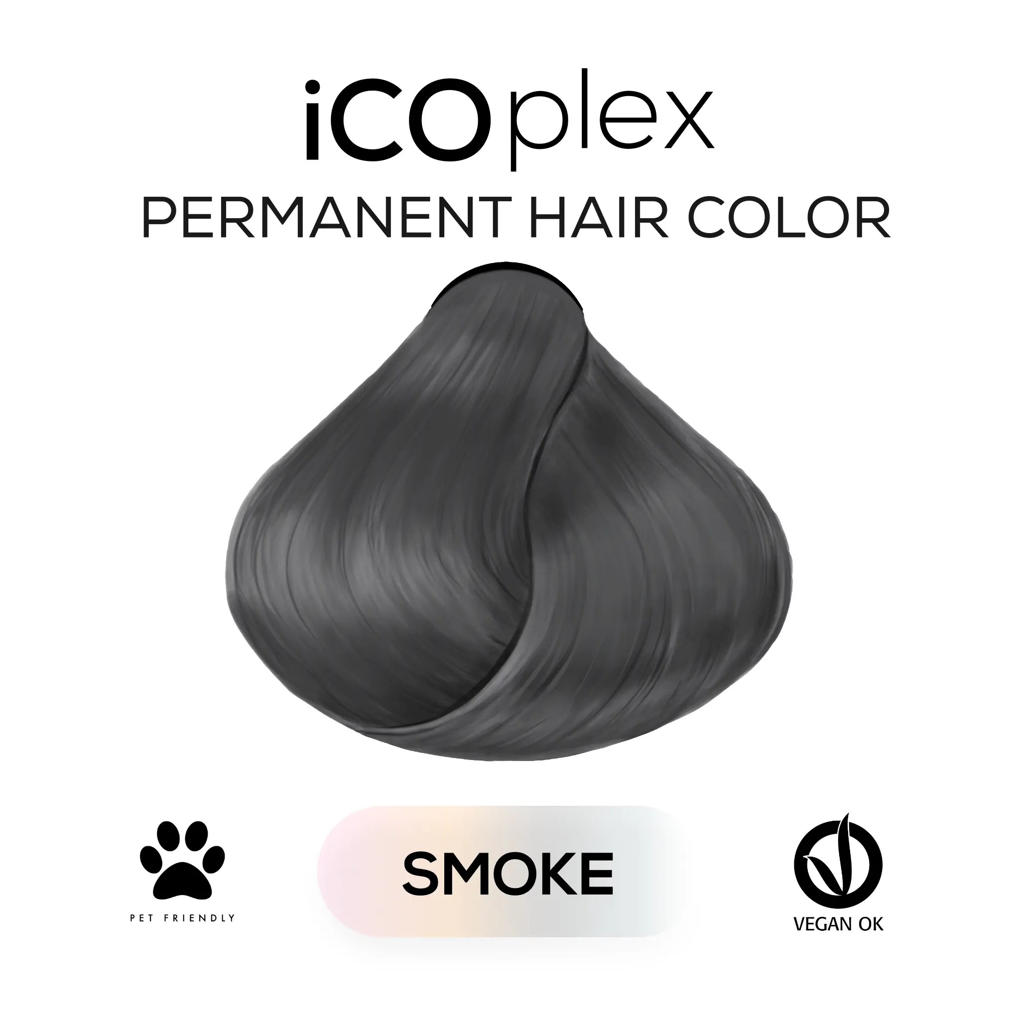 iCOplex Haircolor SMOKE - 100ml Toner Smoke